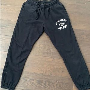 Ovo black sweat pants